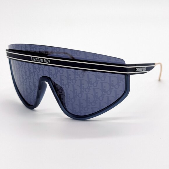NEW DIOR SUNGLASSES DIORCLUB M2U 31B8 SHIELD GOLD/BLUE UNISEX EYEWEAR DIOR main image 5